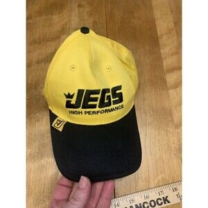 JEGS “HIGH PERFORMANCE” HAT (YELLOW) Car Automotive Cap Adjustable - Car Hat